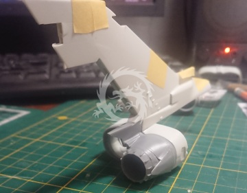  Tornado IDS/GR.1/Gr.1A/ADV F.2 Exhaust Nozzles RB 199-4R Mk.103 (opened)  - Katran K4866 skala 1/48