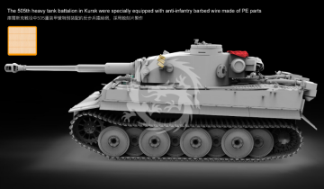 Pz.Kpfw.VI Ausf.E Sd.Kfz.181 Tiger I Early Production - Border Model  BT-010 skala 1/35