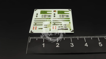 Seatbelt Decals for Martin-Baker Mk.9 Ejection Seat Set for 2 Seats - Metallic Details MDP72033 skala 1/72