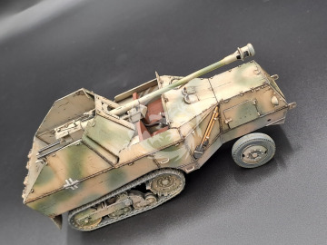 Panzerjager-Fahrzeuge mit 7,5 cm PaK 40 S 307(f) VERSION B - KM Model  KM-72004VB Wydruk 3D skala 1/72 