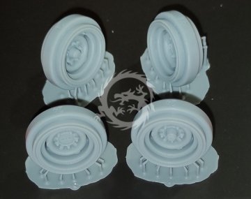 GAZ M24 Volga  rally  wheels  wide - Start 43 St-19 skala 1/24