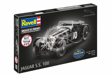  Starter Kit Jaguar SS 100 - Revell 77752 skala 1/32