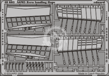 A6M5 Zero landing flaps Tamiya - Eduard 48603 skala 1/48