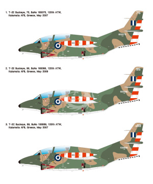 Model plastikowy T-2C/E Buckeye Hellenic AF', Wolfpack WP10009, skala 1/72