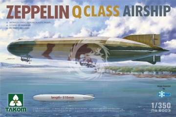 Sterowiec Zeppelin Q Class Airship, Takom 6003 skala 1/350