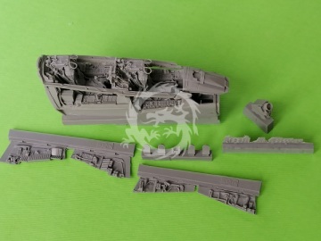 Zestaw dodatków BIG set F-4 ? Phantom cockpit set (Zoukei Mura kit) with landing gear bay LIMITED KIRREY KR017+ 1/48