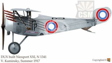 Model plastikowy Nieuport XXI Copper State Models CSM 32003 skala 1/32