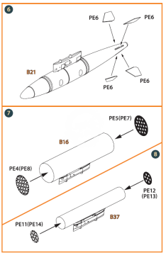 Zestaw częśći - OV-1 A/JOV-1A Mohawk PE parts and painting mask for CP kits Clear Prop CPA144002 skala 1/144