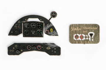 Gloster Gladiator Mk.I late & Mk.II Instrument Panel (for Roden/Eduard) Yahu Models YMA4832 skala 1/48