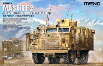 British Mastiff 2 6x6 Wheeled Protected Patrol Vehicle Meng Model SS-012 skala 1/35