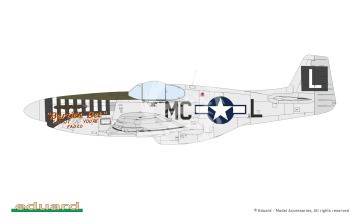 P-51B/C Mustang with dorsal fin -  Eduard 82108 skala 1/48