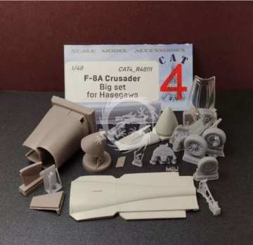 F-8A Crusader Big set Hasegawa - CAT4  R48111 skala 1/48