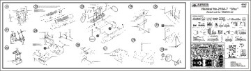 Heinkel He 219A-7 UHU detail set Tamiya - Aires 4042 skala 1/48