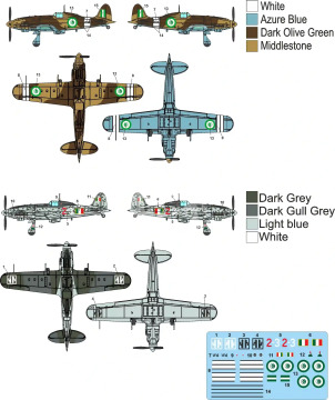  Macchi C.205 - Metallic Details MDR14446 skala 1/144