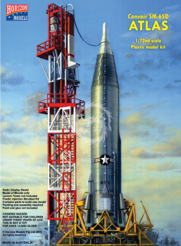 Convair SM-65D Atlas - Horizon Models 2001 skala 1/72
