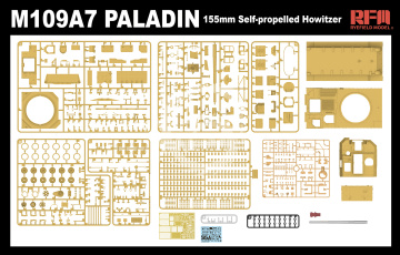  M109A7 Paladin Self-Propelled Howitzer -  Rye Field Model RM-5129 skala 1/35