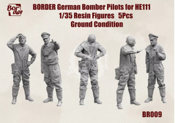 PRZEDSPRZEDAZ - German Bomber Pilots for He111, Ground Status - Border model BR-009 skala 1/35 