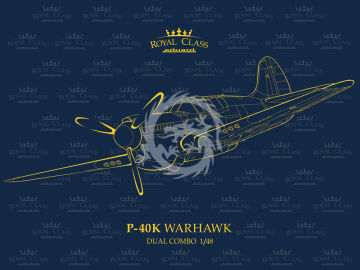 PRZEDSPRZEDAZ - P-40K Warhawk DUAL COMBO - Eduard Plastic Kits R0024 skala 1/48