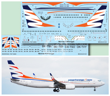 Boeing 737-800 - SmartWings OK-TSA - decal BOA44101