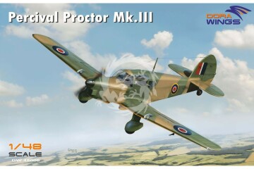 Model plastikowy Percival Proctor Mk.III, Dora Wings 48006 skala 1/48