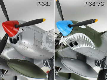 Lockheed P-38J Lightning Tamiya 61123 skala 1/48