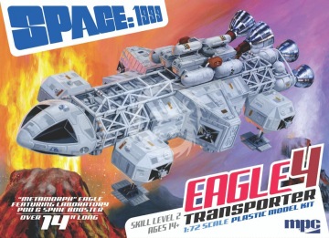 Space: 1999 Eagle 4 with Lab Pod & Booster MPC 979 skala 1/72
