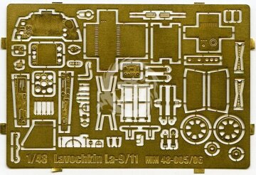 Soviet Fighter Lavochkin LA-11 Mikromir 48-006 Mikromir MM48-006 skala 1/48