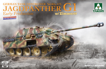 Jagdpanther G1 early production w/ Zimmerit Takom 2125W skala 1/35