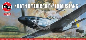 P-51D Mustang  - Airfix A14001V skala 1/24
