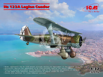 Hs 123A-1 Legion Condor - ICM 32016 skala 1/32