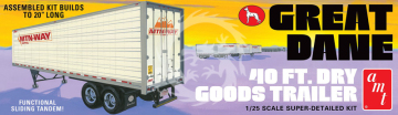 Great Dane 40 Ft. Dry Goods Trailer - AMT 1185 skala 1/25