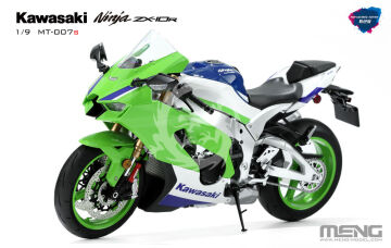 Kawasaki Ninja ZX-10R Pre-Coloured Edition - Meng Model  MT-007s skala 1/9