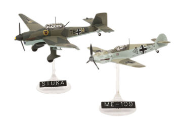  Starter Kit Messerschmitt Bf109E & Ju87B Stuka - Revell 73770 skala 1/144 