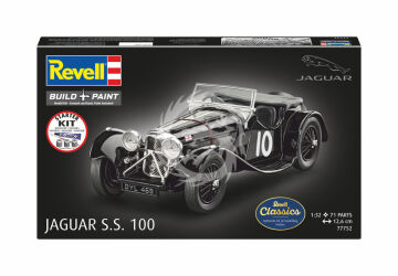  Starter Kit Jaguar SS 100 - Revell 77752 skala 1/32