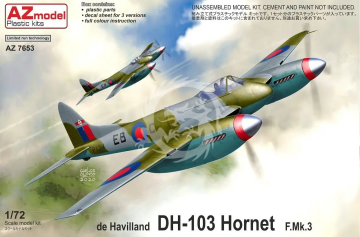 de Havilland DH.103 Hornet F Mk. 3 - AZmodel AZ7653 skala 1/72