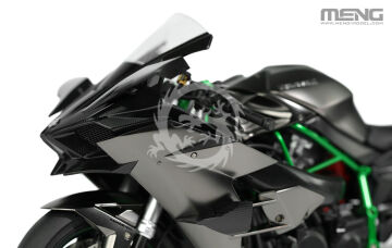 Kawasaki Ninja H2R 2018 (Pre-colored Edition) MENG-Model MT-011s skala 1/9