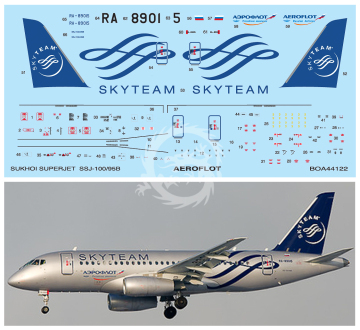 Sukhoi Superjet 100-95B - Aeroflot Sky Team Livery RA-89015 -  BOA44122