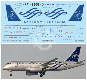 Sukhoi Superjet 100-95B - Aeroflot Sky Team Livery RA-89015 -  BOA 44122