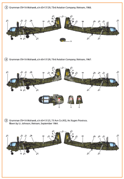 Zestaw kalkomanii OV-1A/JOV-1A Mohawk decals set Clear Prop! CPD72006 skala 1/72