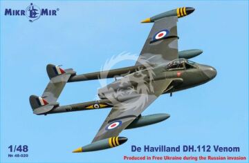 De Havilland DH 112 Venom MikroMir 48-020 skala 1/48