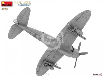  P-47-D25RE Thunderbolt Basic Kit MiniArt 48009 skala 1/48