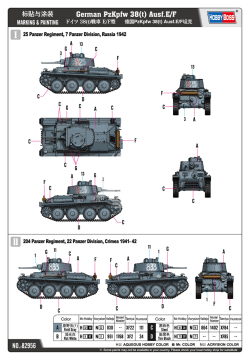 NA ZAMOWIENIE - German PzKpfw 38(t) Ausf.E/F Hobby Boss 82956 skala 1/72