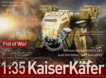 German Sdkfz 553 Kaiserkafer with Twin 15 cm sIG 33 Howitzers - Modelcollect UA35042 skala 1/35