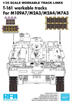 PRZEDSPRZEDAŻ - T-161 Workable Tracks for M109A7/M2A3/M2A4/M7A3 Rye Field Model 3027 skala 1/35