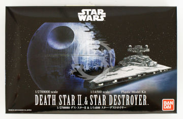 Death Star II & Star Destroyer - Bandai Revell 01207 Star Wars skala 1/2700000  oraz  1/14500