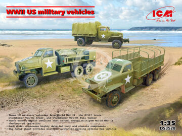 NA ZAMÓWIENIE -  WWII US military vehicles - ICM DS3528 skala 1/35 