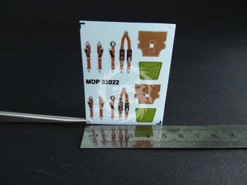 NA ZAMÓWIENIE - France seat belts WWII - Metallic Details MDP32022 skala 1/32