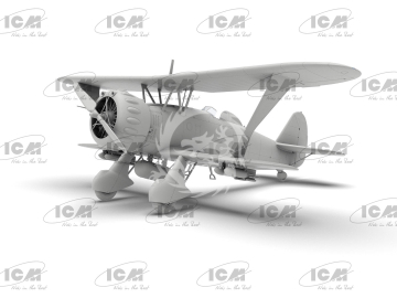 Hs 123A-1 (late), WWII German attack aircraft (100% new molds) - ICM 32015 skala 1/32