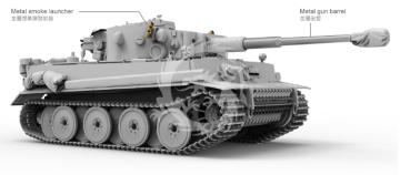Pz.Kpfw.VI Ausf.E Sd.Kfz.181 Tiger I Early Production - Border Model  BT-010 skala 1/35