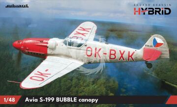 NA ZAMÓWIENIE - Avia S-199 bubble canopy - Eduard Plastic Kits 948012 skala 1/48